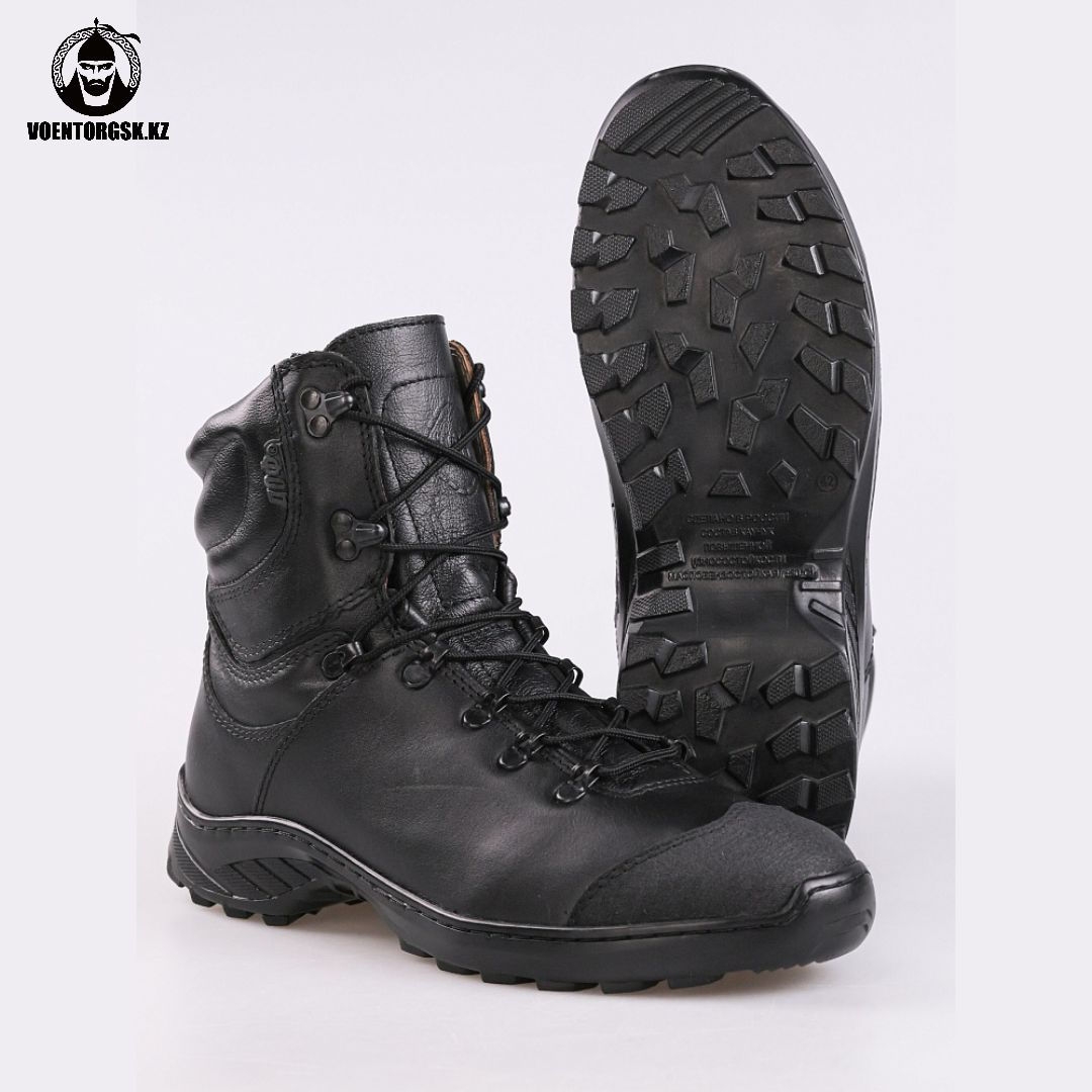 Ботинки кожаные тайга 1300-02 ЧЕРНЫЙ
